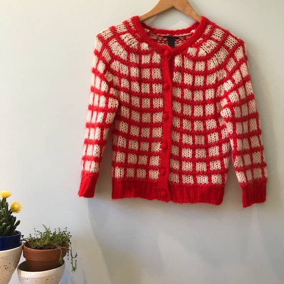 Lucky Brand Sweaters - EUC Lucky Brand Red/Cream Sweater Sz Small